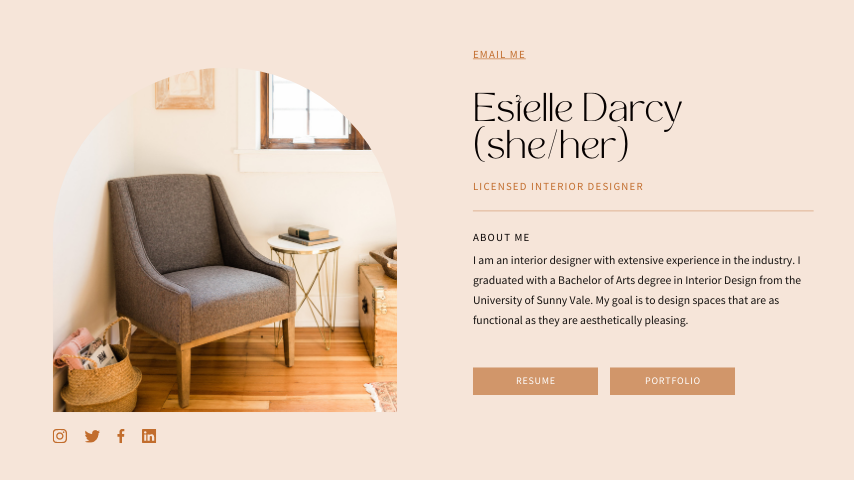Interior Design Website